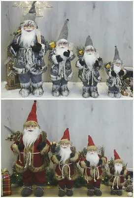 Large Luxury Santa Claus Figure Father Christmas Decoration Traditional Modern • £23.99