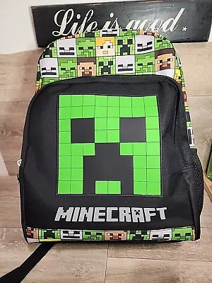 Minecraft Kids 16  X 13  Backpack With Adjustable Shoulder Straps New • $22