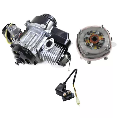 50cc 49cc 2 Stroke Engine + Electric Start Motor Pocket Dirt Bike Go Kart ATV • $165.57