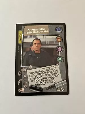 The X-Files CCG X-File Commander Colin Henderson Card • $2.07