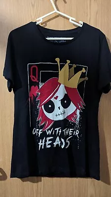 Mens T Shirts XL Jilted Generation Queen Of Hearts Design 100% Cotton • £2.99