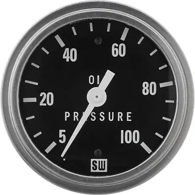 Stewart Warner 82406 2-5/8 Inch Deluxe Mechanical Oil Pressure Gauge • $80.99