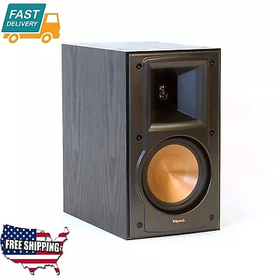 Home Pair Room Audio Sound Music 2-Way Bookshelf Speaker Louder Voice Black Fit • $345