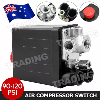 Heavy Duty 90 PSI -120 PSI 240V Air Compressor Pressure Switch Control Valve AU • $11.45