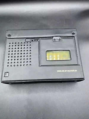 Marantz PMD101 Portable Standard Cassette Recorder & Player With Case - UnTested • $99.99