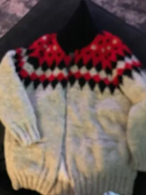 Vintage Knit Jacket. Mary Maxim ? Cowichan ? • $99