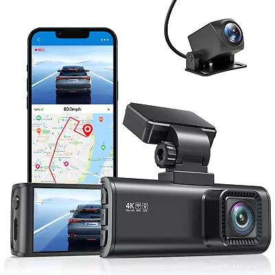 $159.97 • Buy REDTIGER 4K Dash Camera Front And Rear Dash Cam With Parking Monitoring