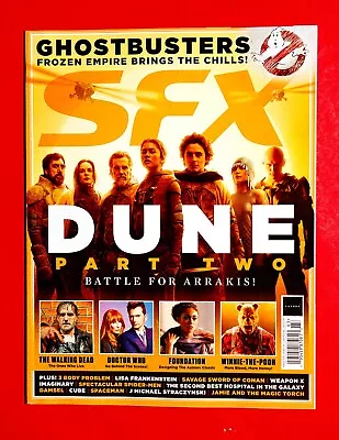 SFX MOVIE Magazine March 2024 Dune Part Two GHOSTBUSTERS Doctor Who WALKING DEAD • $7.21