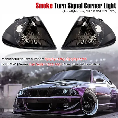 Turn Signal Corner Light Lamp Left + Right For BMW 3 Series E46 Sedan 1999-2001 • $25.89