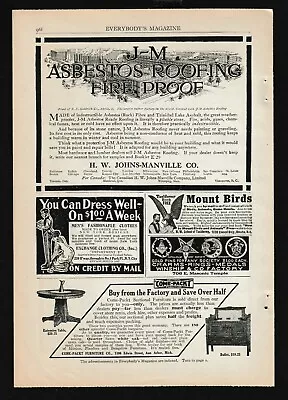 1910 COME-PACKT Furniture Mag AD~VELVET TOBACCO~Royal Mail Steamship/WEST INDIES • $12.97