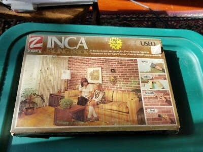 $59.99 • Buy Z-Brick Inca Used Facing Brick 20 Bricks Covers Up To 4 Sq Ft New In Box