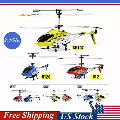 S107/ U12S RC Helicopter Remote Control Helicopter Phantom 3.5CH Gift For Kid US • $23.98