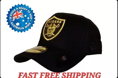 Oakland Las Vegas Raiders Nfl New Era 9forty Black & Gold Snapback Cap Hat La Ny • $36.95