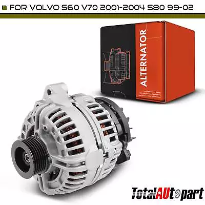 Alternator For Volvo S60 V70 2001-2004 S80 1999-2002 120A CCW 6 Groove 94428410 • $122.99