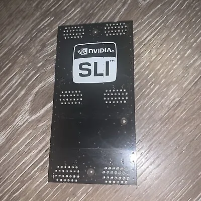 NVIDIA SLI Bridge Connector - Video Card Black 600-10732-0000-000 C • $19.99