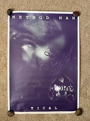 WU-TANG Method Man TICAL Poster. 24x34. 90’s HIP-HOP Rap RARE Vintage. RZA • $249.99