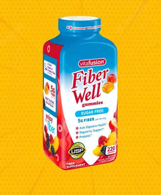 Vitafusion Fiber Well Gummy Vitamin Supplement - 220 Gummies  • $31.98