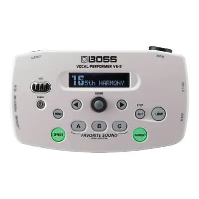 Boss Vocal Performer Effects Processor White VE-5  • $218.56