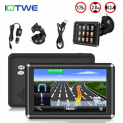 IOTWE 5  HGV LGV Lorry Sat Nav GPS Navigtaion Free UK & EU Lifetime Maps Updates • £39.59