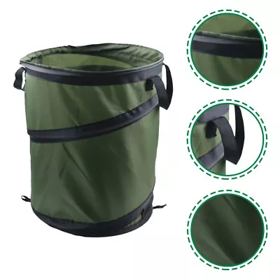 Camping Garbage Bin Collapsible Foldable Trash Bin Can Outdoor Trash Can • $17.28