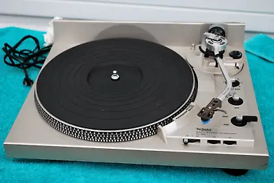Technics SL-1950 Direct Drive Automatic Turntable Works Needs Service VIDEO • $200