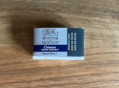 £3.95 • Buy Winsor & Newton Cotman Watercolour Paint Whole Full Pan Payne’s Grey 465