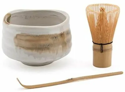 $27.75 • Buy Japanese Bamboo Matcha Chasen Whisk Scoop 21 Oz Matcha Bowl Gift Set