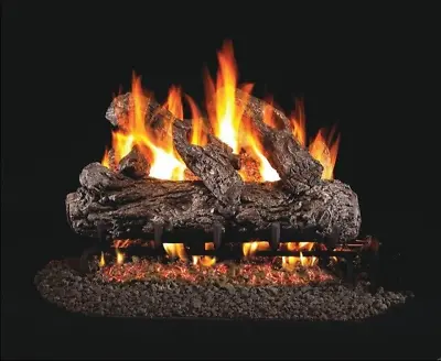 *Open Box* RH Peterson Real Fyre HR-18 18” Rustic Oak Log Set W/ G45 Burner • $948.60