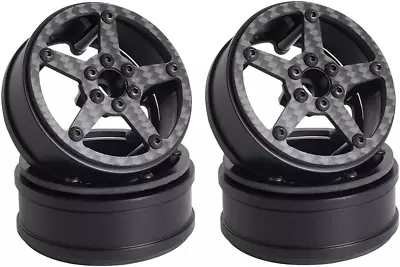 2.2 Inch Carbon Fiber Wheels W/ 12Mm Hex Hub For RC Competition Crawler MOA RC4W • $68.99