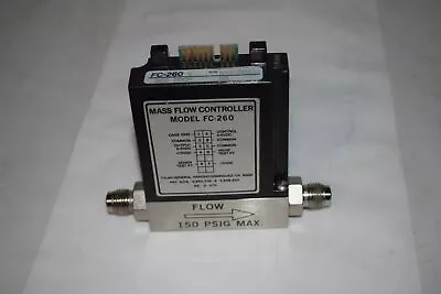 ^^ Tylan Mass Flow Controller Model Fc-260 200 Sccm Gas H2 (lq94) • $56.25