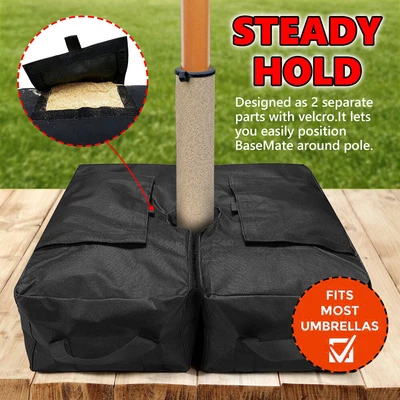 $19.95 • Buy Umbrella Stand Parasol Base Waterproof Sand Bags Patio Sunshade Tent Weight Bag