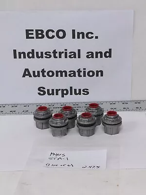 Myers Insulated Basic Hub Scru-Tite Aluminum 1  STA-1 LOT OF 6 • $84