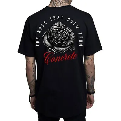 Mafioso Men's Concrete Rose Black Short Sleeve T Shirt Clothing Apparel Tatto... • $26.24