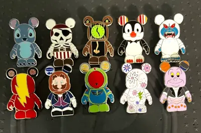 2010 Disney Vinylmation Park #5 Mystery Pins Complete Set • $85