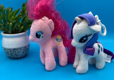 My Little Pony G4 Keychain Plush 4.5  Ty Sparkle Pinkie Pie Aurora World Rarity • $4.99