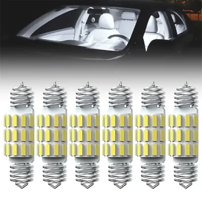 AUXITO 36MM Festoon 6500K LED Map Dome Interior Light Bulbs White CANBUS 4014SMD • $16.55