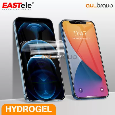 EASTele For IPhone 15 14 13 12 11 Pro XS MAX XR 8 Plus HYDROGEL Screen Protector • $4.95