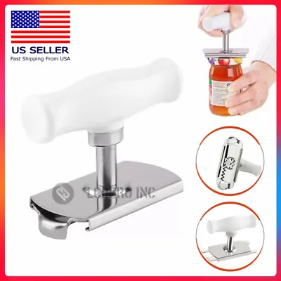 Can Opener Adjustable Jar Lid Bottle Remover Stainless Steel Twist Off Grip Tool • $6.88