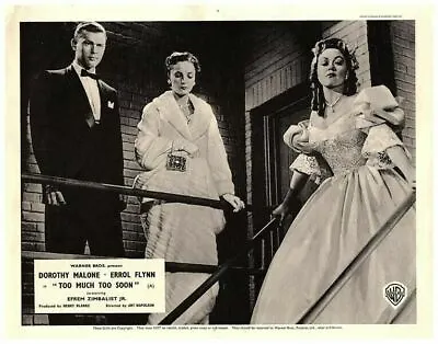 Too Much Too Soon Orig Lobby Card Dorothy Malone Neva Patterson Martin Milner • $24.99