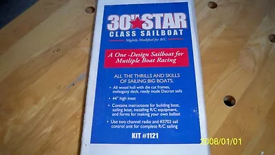 Dumas Star Class Sailboat 30  LONG Kit #1121~NEW In BOX And HI Tech Sail Control • $84