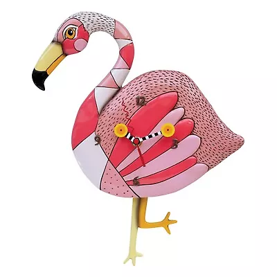 Michelle Allen Designs Crazy Legs Flamingo Pendulum Kitchen Wall Clock P1574 • $69.99