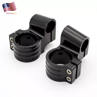 54mm Riser Handle Bar Clip On Fork Heads Universal Aluminum Head Mount CNC • $19.40