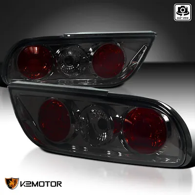 Fits 1989-1994 240SX S13 Hatchback Replacement Tail Lights Smoke Lamps 89-94 • $44.38