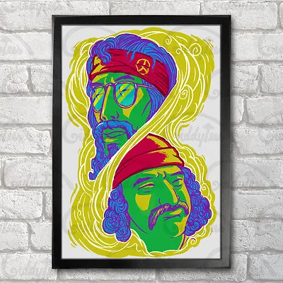 Up In Smoke Poster Print A3+ 13 X 19 In - 33 X 48 Cm Cheech And Chong • £10