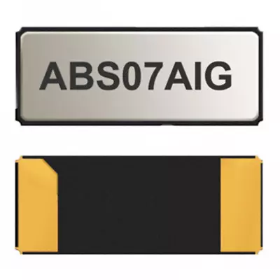 Pack Of 6 ABS07AIG-32.768KHZ-9-1-T Crystal 0.032768MHz ±10ppm (Tol) 9pF FUND 800 • $5.99