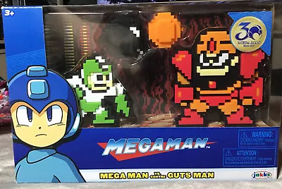 Mega Man Vs Guts Man 8 Bit 2 Pack Jakks Pacific • $10