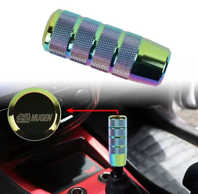 Car Manual Gear Shift Knob Stick Mugen 95mm Neo Chrome For Honda Civic Acura • $39.99