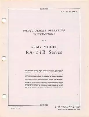 1944 Aaf Douglas A-24b Banshee Dive Bomber Pilots Flight Manual Handbook-cd • $24.99