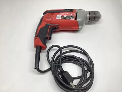 Milwaukee 3/8  Corded Drill #0240-20 Keyless Chuck TESTED WORKING - VIDEO • $59