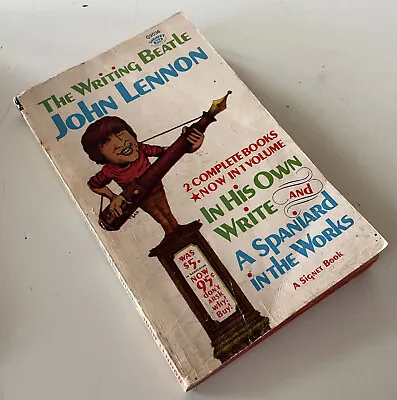 John Lennon The Writing Beatle In His Own Write A Spaniard In The Works 2in1book • $16